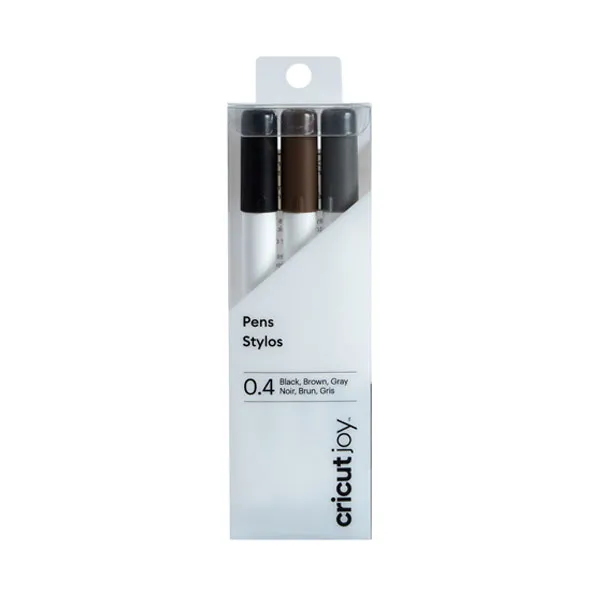 2008068 - Cricut Joy Fine Point Pen Set 3-pack (Black  Brown  Grey) 