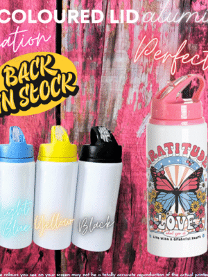 20oz 600m Ali Tumblers All Sublimation Blanks : 20oz Coloured Flip Lid Aluminum Tumblers