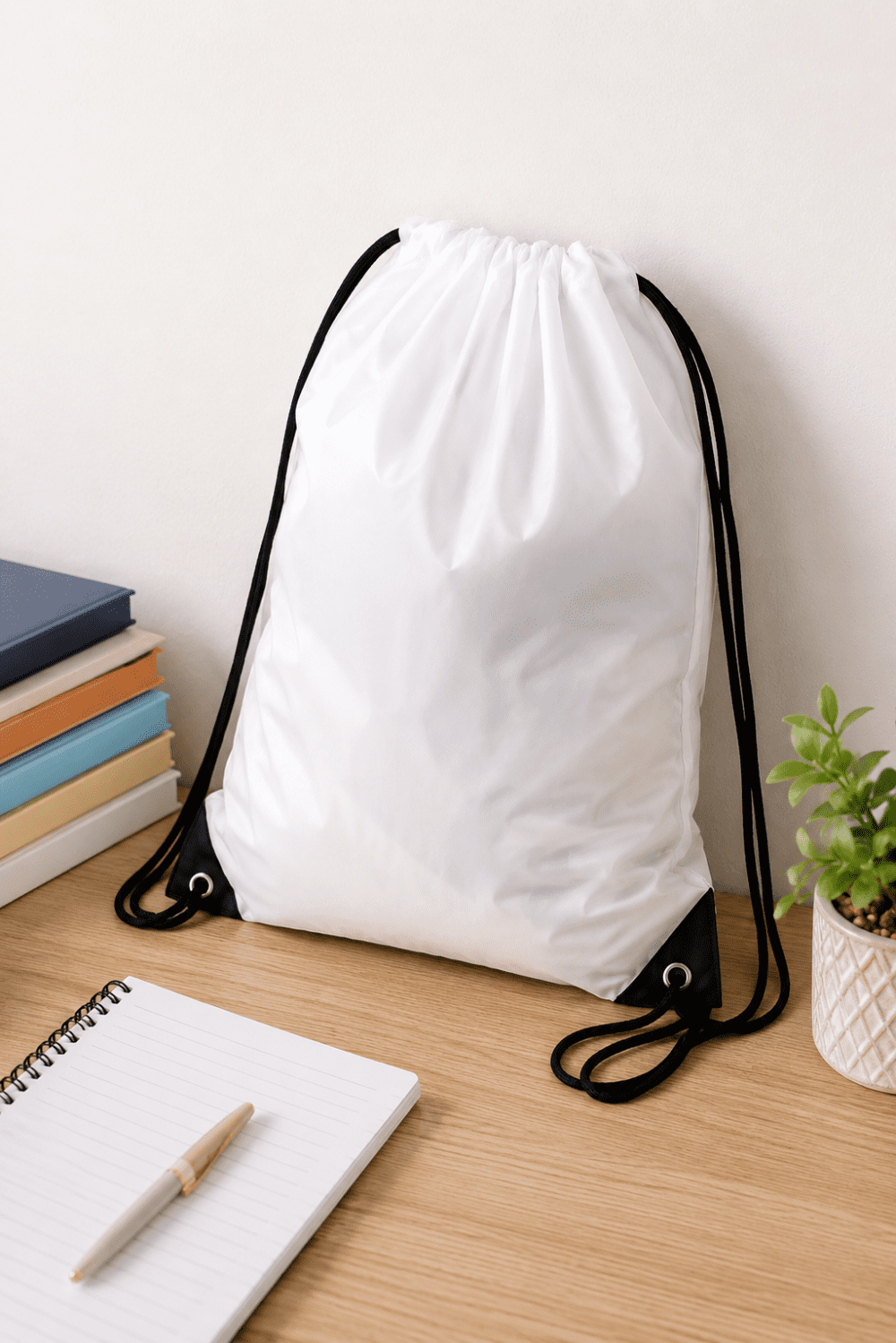 Sublimation Blanks : 210D Polyester Drawstring Bags