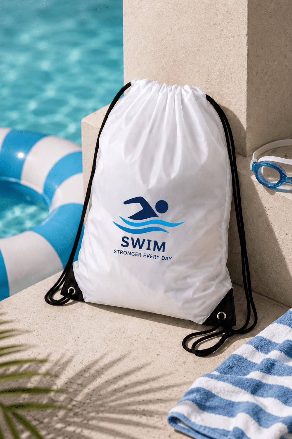 Sublimation Blanks : 210D Polyester Drawstring Bags