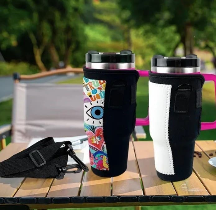 Sublimation Blanks : 20 & 40oz Neoprene Tumbler Shoulder Holder