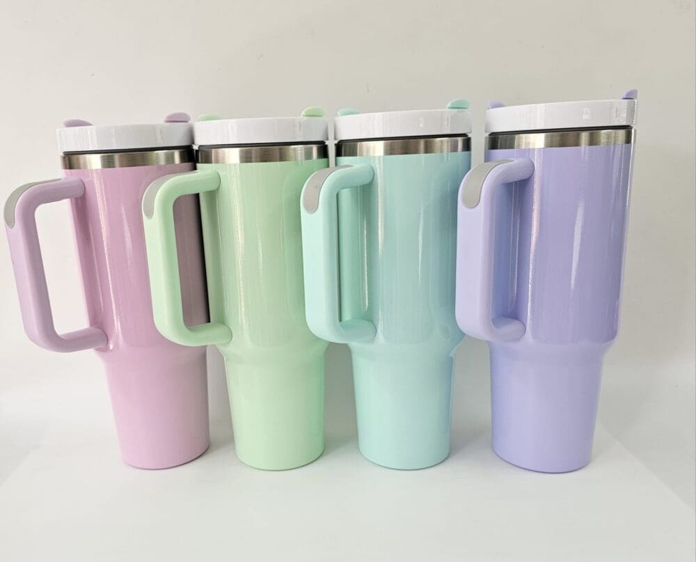 Sublimation Blanks : 40oz Macaron Tumblers (Stanley Dupe)