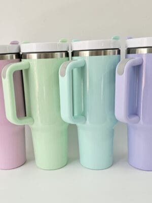 40oz Macaron Tumblers Group Sublimation Blanks : 40oz Macaron Tumblers (Stanley Dupe)