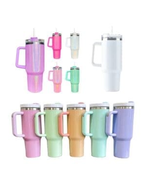 17oz Glitter Bottle Steel Tumblers