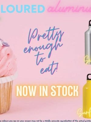 Sublimation Blanks : 20oz Candy Coloured Aluminum Bottles