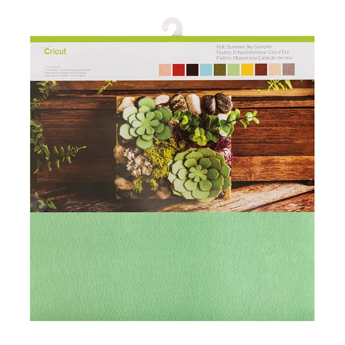 2003829 - Cricut Felt 10 Sheet Sampler 12X12'' (Summer Sky)