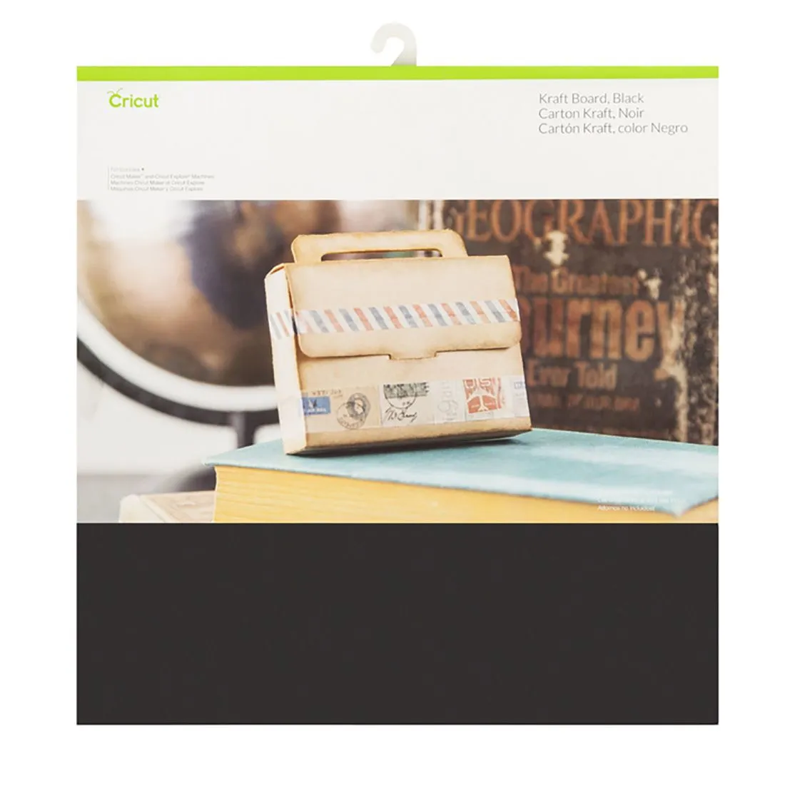 2003824 : Cricut Kraft Board 20 Sheets 12X12'' (Black) (Maker)