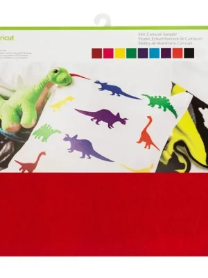 71528698 8586762703 2003830 - Cricut Felt 10 Sheet Sampler 12X12'' (Carousel)