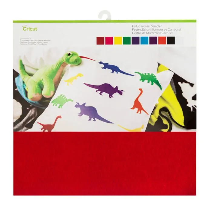 2003830 - Cricut Felt 10 Sheet Sampler 12X12'' (Carousel)