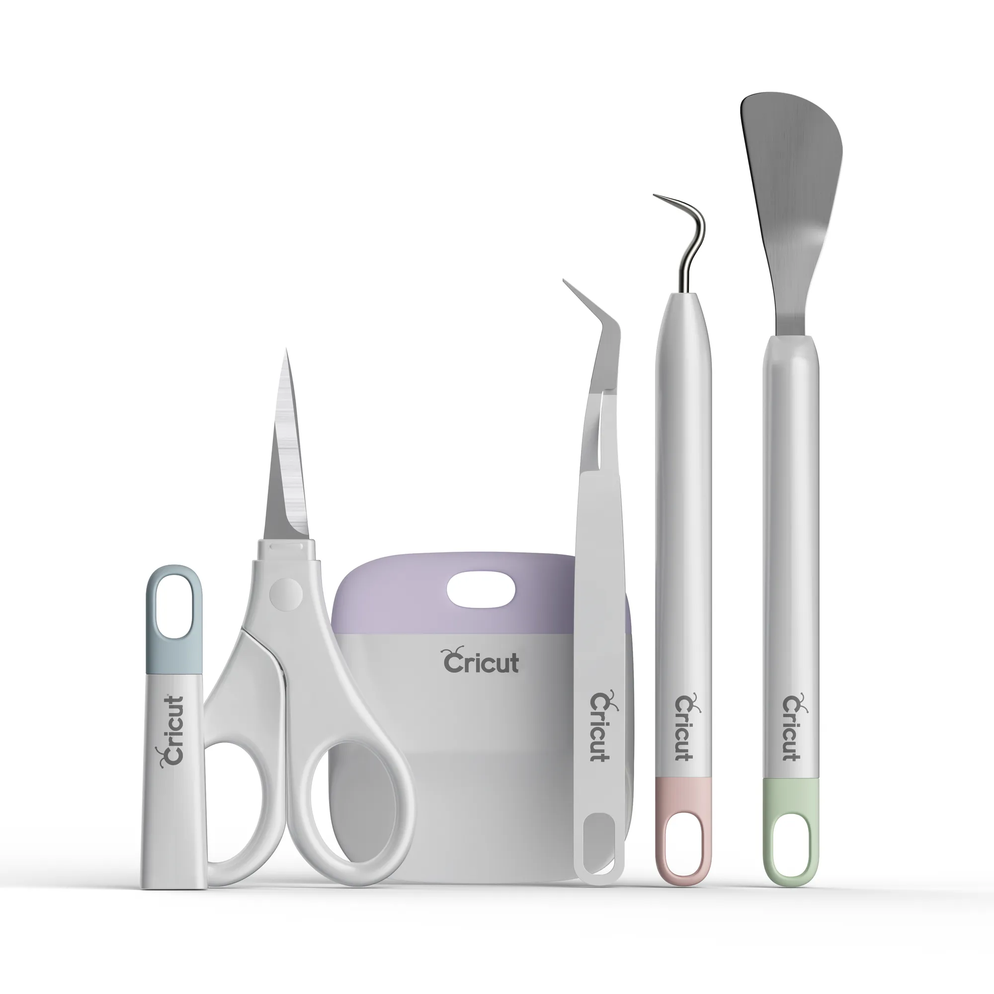 2006695 : Cricut Basic Tool Set : 5 : Piece Set Includes Essential Tools You Need To Lift : Snip : Burnish : And Weed