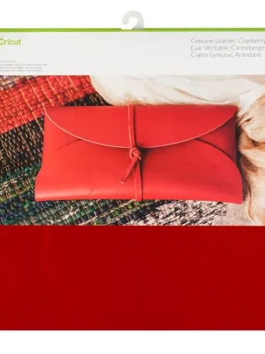 74937602 1512125901 2004017 : Cricut Genuine Leather Cranberry 12X12 (Maker)