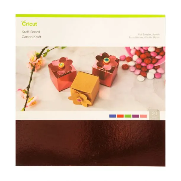 2005491 : Cricut Foil Kraftboard Jewels 12X12(30) (Maker / Explore)