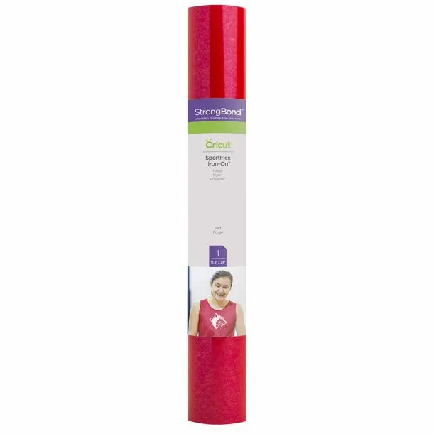 2007662 - Cricut SportFlex Iron-On 30x60cm (Red)