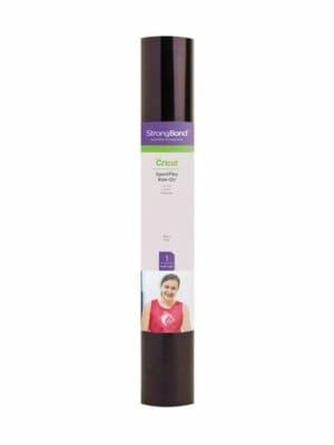 2007660 - Cricut SportFlex Iron-On 30x60cm (Black) Thin and lightweight to stretch and flex on active wear 