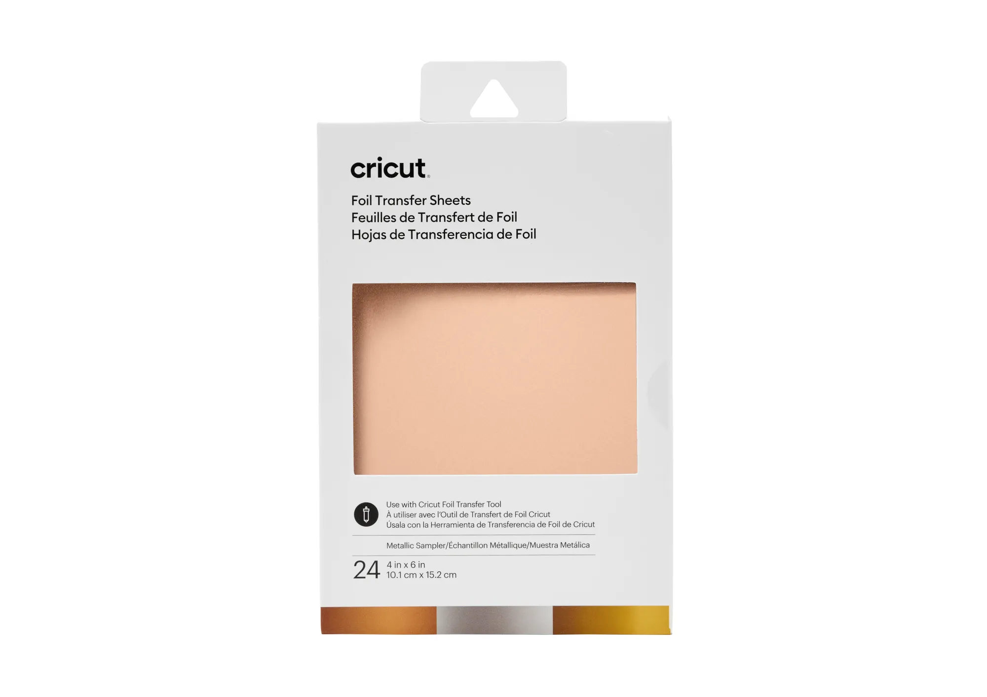 2008716 - Cricut Transfer Foil Sheets Sampler 10x15cm 24 sheets (Metallic)  