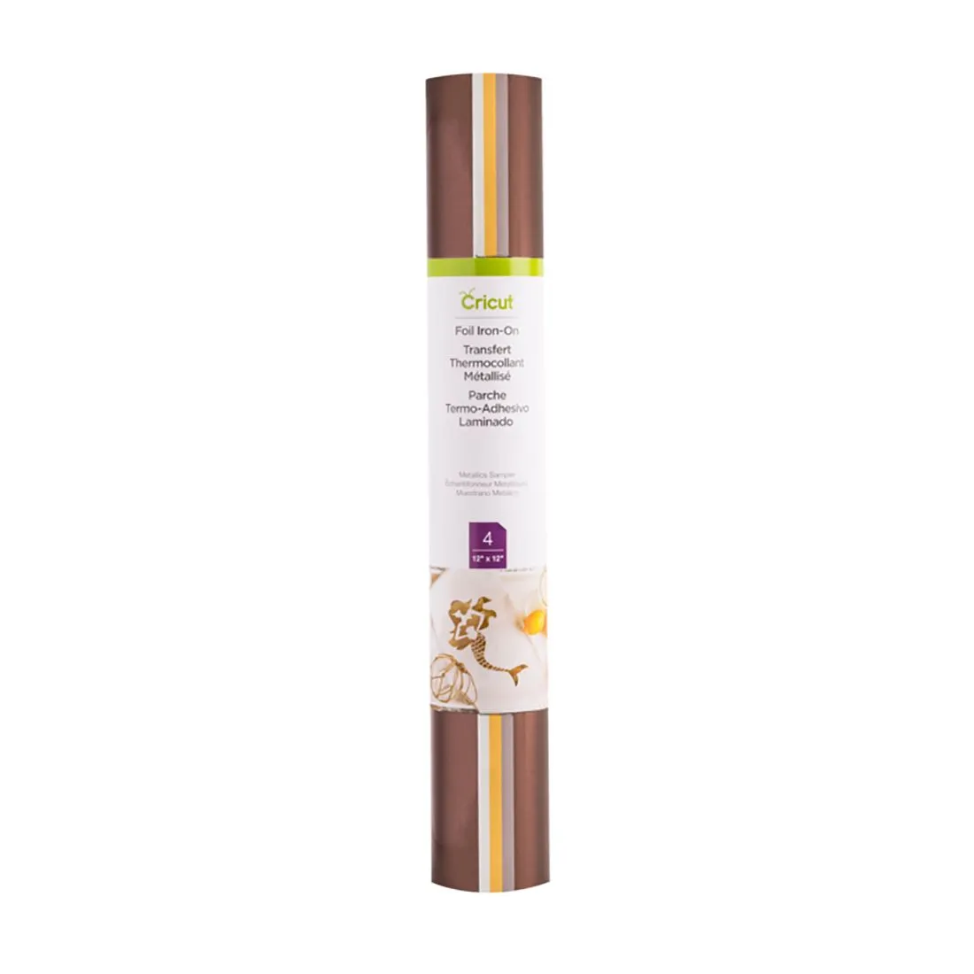 2004496 - Cricut Foil Iron-On 30x30cm 4-sheet Sampler (Metallic) 