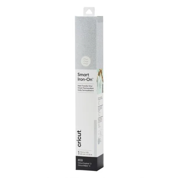 2008676 - Cricut Smart Iron-on 33x91cm 1 sheet (Glitter Silver)