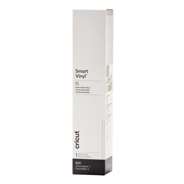 2008649 - Cricut Smart Vinyl Removable 33X640Cm 1 Sheet (White)