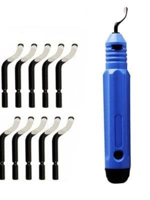 DeburringTool Arts & Crafts : Deburring Tool Set (with 10 replacement blades)