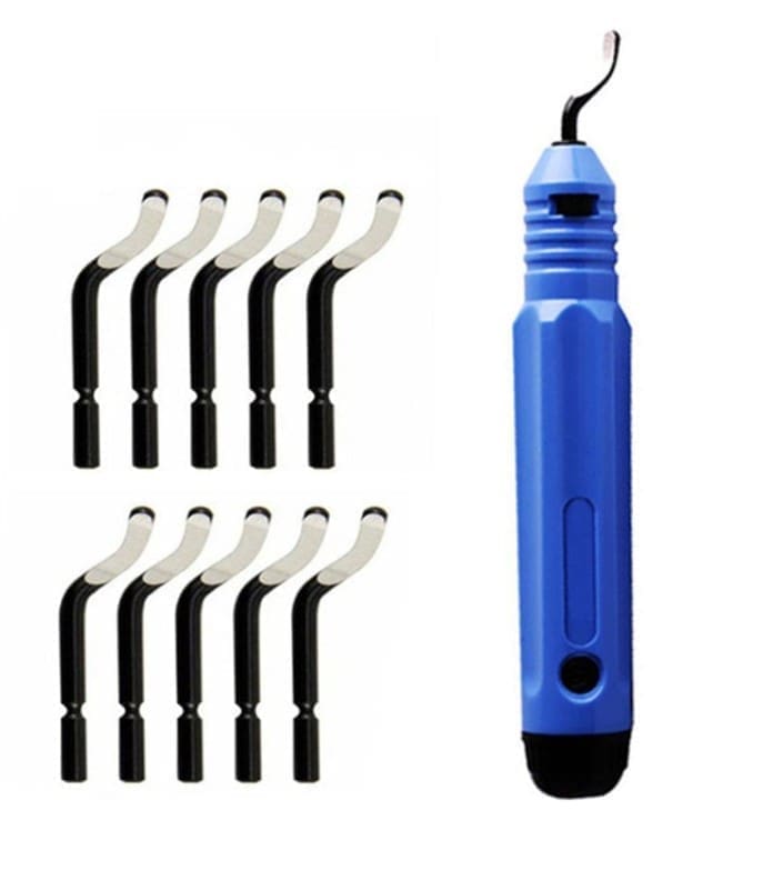 Arts & Crafts : Deburring Tool Set (with 10 replacement blades)