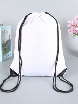 Drawstringbags_1 Sublimation Blanks : 210D Polyester Drawstring Bags