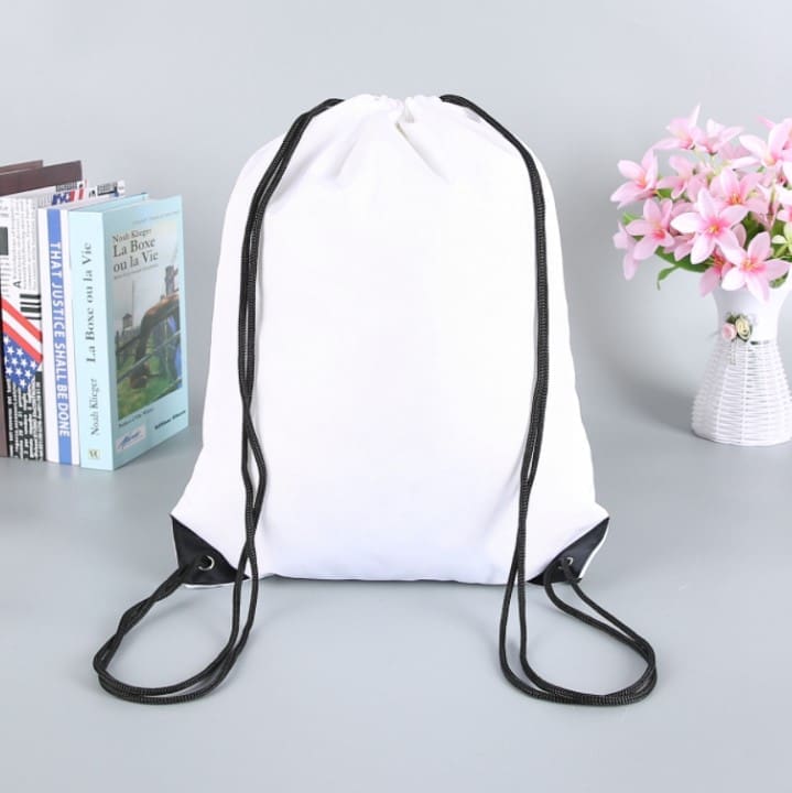 Sublimation Blanks : 210D Polyester Drawstring Bags