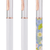 Sublimation Blanks : Snow Globe Pens (Silver & Rosegold)
