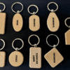 Wooden Names Bamboo Wooden Keyrings for Engraving