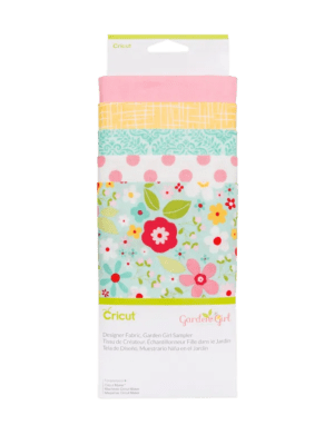Cc-ds-fb-smpl-gr c5lf 2004216 : Cricut Designer Fabric Sampler Garden Girl 12X26'' (Maker / Explore)