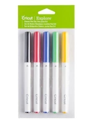 2007635 - Cricut Explore/Maker Fine Point Pen Set 5-pack (Classics) 