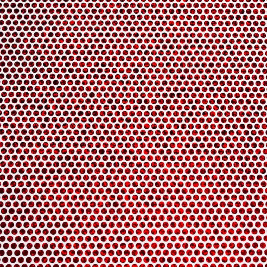 2006982 : Cricut Holo Sparkle Iron : On 12X24'' (Mosaic Circles Red) (Maker / Explore)