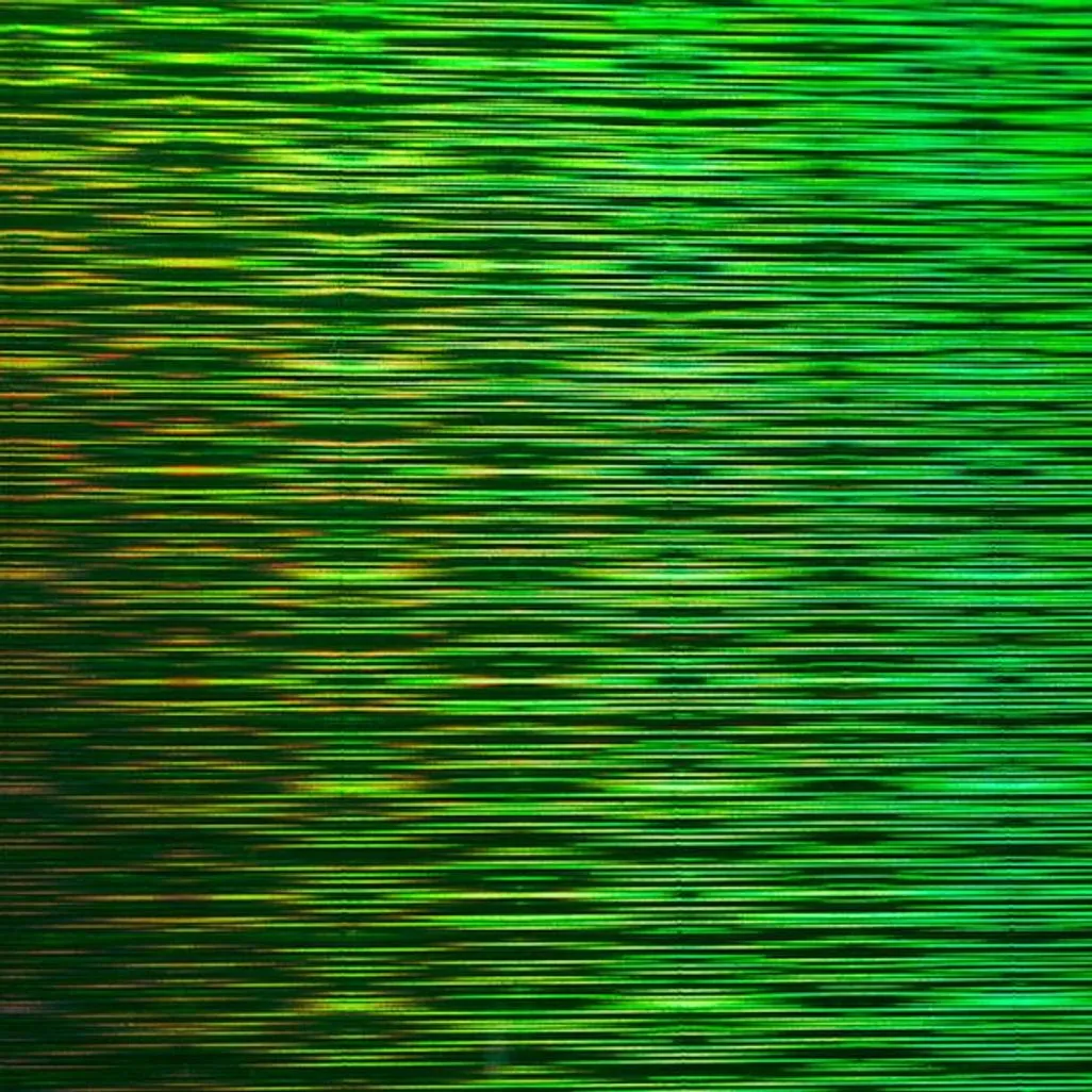 2006967 : Cricut Premium Vinyl Perm Holo Threads 305Cm X 122Cm (True Green) (Maker / Explore)