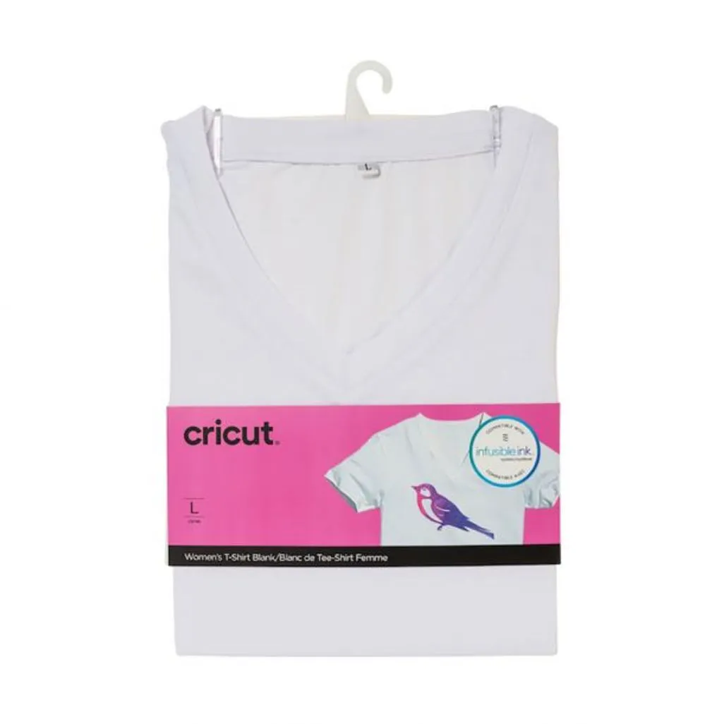 2007908 - Cricut Infusible Ink Women's White T-Shirt (L)