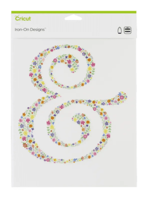 Cc-iron-on-ds-fla gyla 2004927 : Cricut Iron On Designs Floral Ampersand 85X12 (Easy Press)