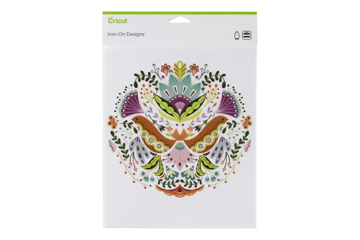 2004982 : Cricut Iron On Designs Floral Mandala 85X12 (Easy Press)