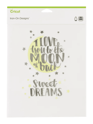 Cc-iron-on-ds-lytm nfkn 2004995 : Cricut Iron On Designs Love You To The Moon 85X12 (Easy Press)