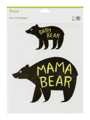Cc-iron-on-ds-mbb 820r 2004823 : Cricut Iron On Designs Mama Baby Bear 85X12 (Easy Press)