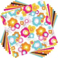 Cc-pp-vbr-flwr 0cnz 2004409 : Cricut Deluxe Paper Vibrant Flowers (Maker / Explore)