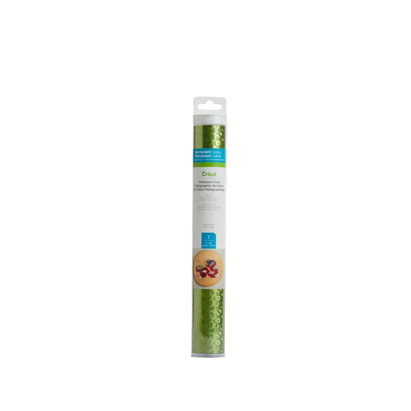 2006631 : Cricut Premium Vinyl Art Deco Lemongrass 12X48 (Maker / Explore)