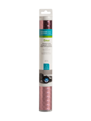 2006554 : Cricut Premium Vinyl Holo Bubbles Light Pink 12X48 (Maker / Explore)