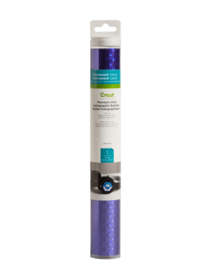 2006548 : Cricut Premium Vinyl Holo Bubbles Ultraviolet 12X48 (Maker / Explore)