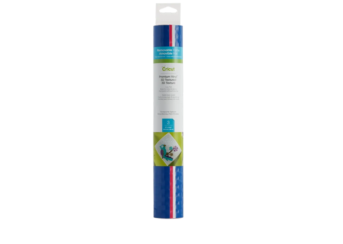 2007017 : Cricut Premium Vinyl Removable 3D Textured Honeycomb Sampler (Maker / Explore)