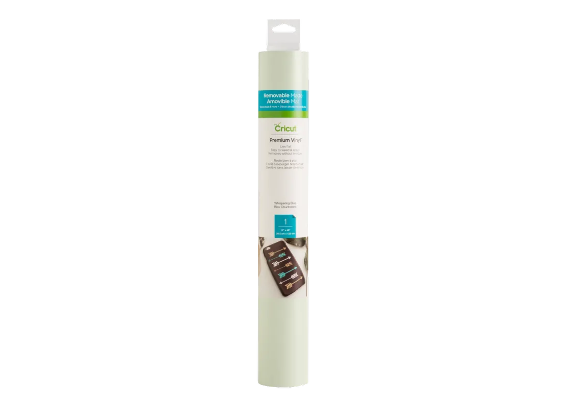 2006575 : Cricut Premium Vinyl Removable Matte Whispering Blue12X48(1) (Maker / Explore)
