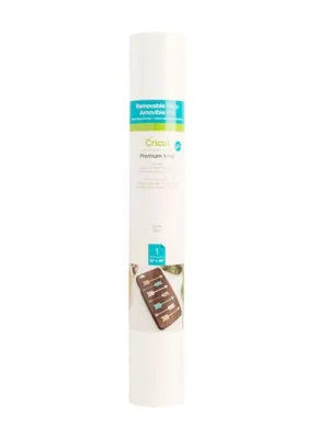 2004297 - Cricut Premium Vinyl Removable 30 5 cm x 122 cm (White)