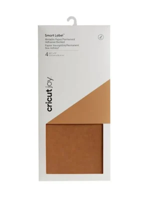 2007361  Cricut Joy Smart Labels 14x30cm 4-pack (Kraft Brown) 