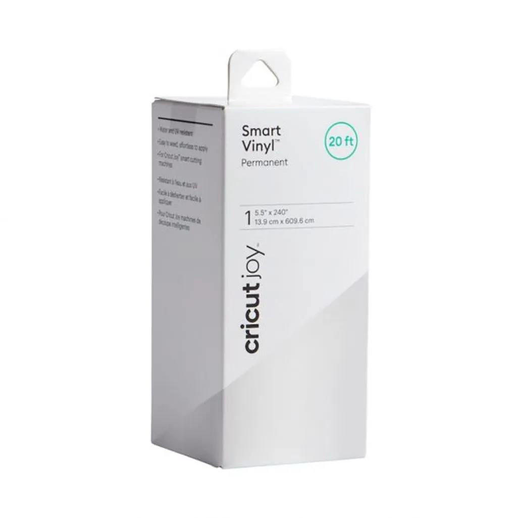 2008812 - Cricut Joy Smart Vinyl – perm Value Roll 13 9 cm x 304 8 cm (White)