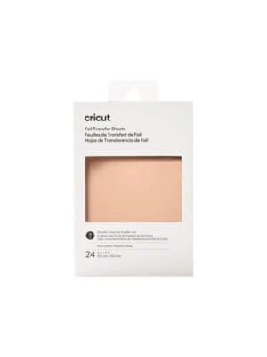 2008712  Cricut Transfer Foil Sheets 10x15cm 24 sheets (Rose Gold) 