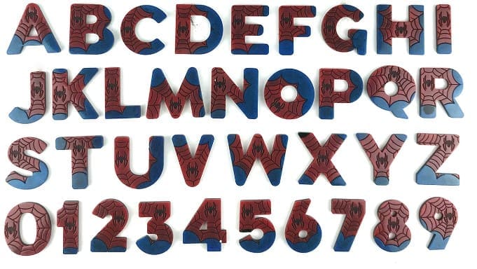 Resin & Epoxy : Alpha Spiderman Keychain Silicone Mould