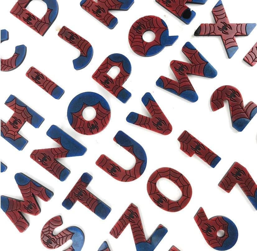 Resin & Epoxy : Alpha Spiderman Keychain Silicone Mould