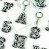 Resin & Epoxy : Alpha Leopard, Cow or Cheetah Keychain Silicone Mould